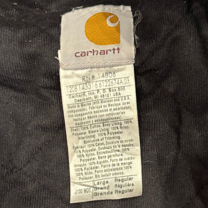 00's Carhartt カーハート アクティブジャケット J130 MDT ネイビー系 (L) /B3403J-SO