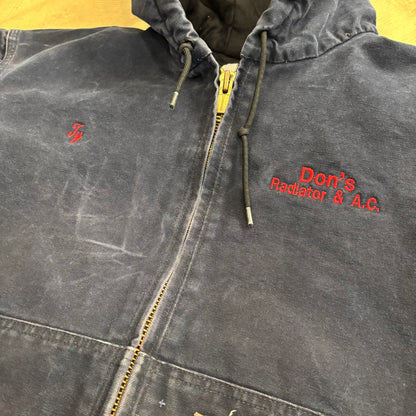 00's Carhartt カーハート アクティブジャケット J130 MDT ネイビー系 (L) /B3403J-SO
