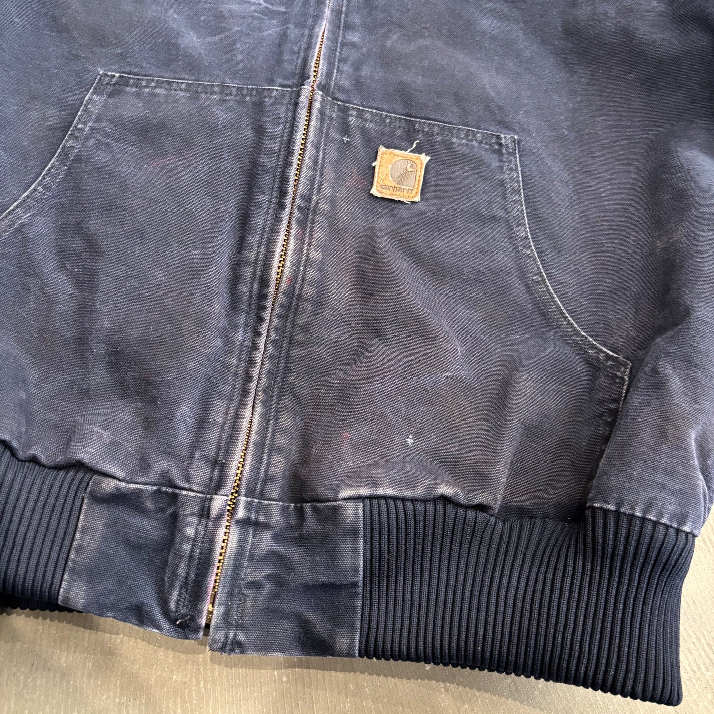00's Carhartt カーハート アクティブジャケット J130 MDT ネイビー系 (L) /B3403J-SO