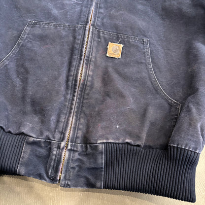 00's Carhartt カーハート アクティブジャケット J130 MDT ネイビー系 (L) /B3403J-SO
