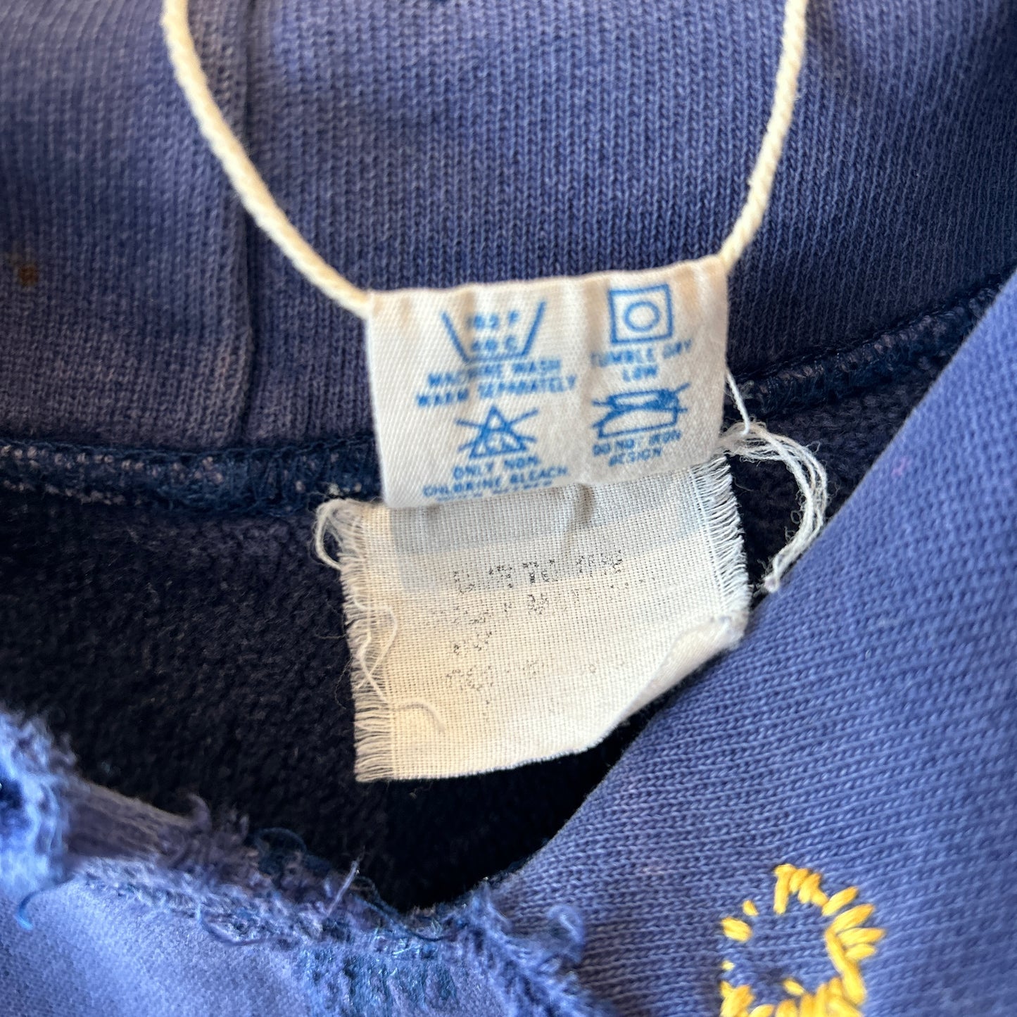 80's Champion リバースウィーブ UC SANDIEGO CREW バックプリント スウェットフーディー 襤褸(XL)/