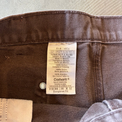 Carhartt カーハート ダブルニーパンツ ペインター B136 ダークブラウン (38×32)/B3424P-SO