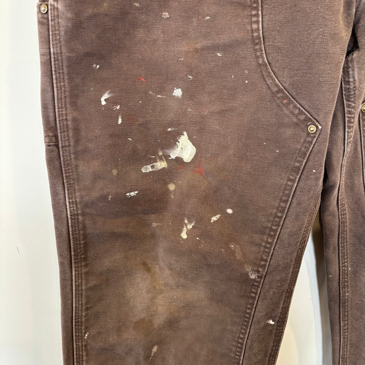 Carhartt カーハート ダブルニーパンツ ペインター B136 ダークブラウン (38×32)/B3424P-SO