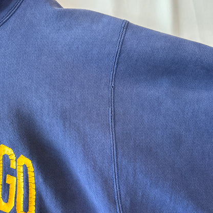 80's Champion リバースウィーブ UC SANDIEGO CREW バックプリント スウェットフーディー 襤褸(XL)/