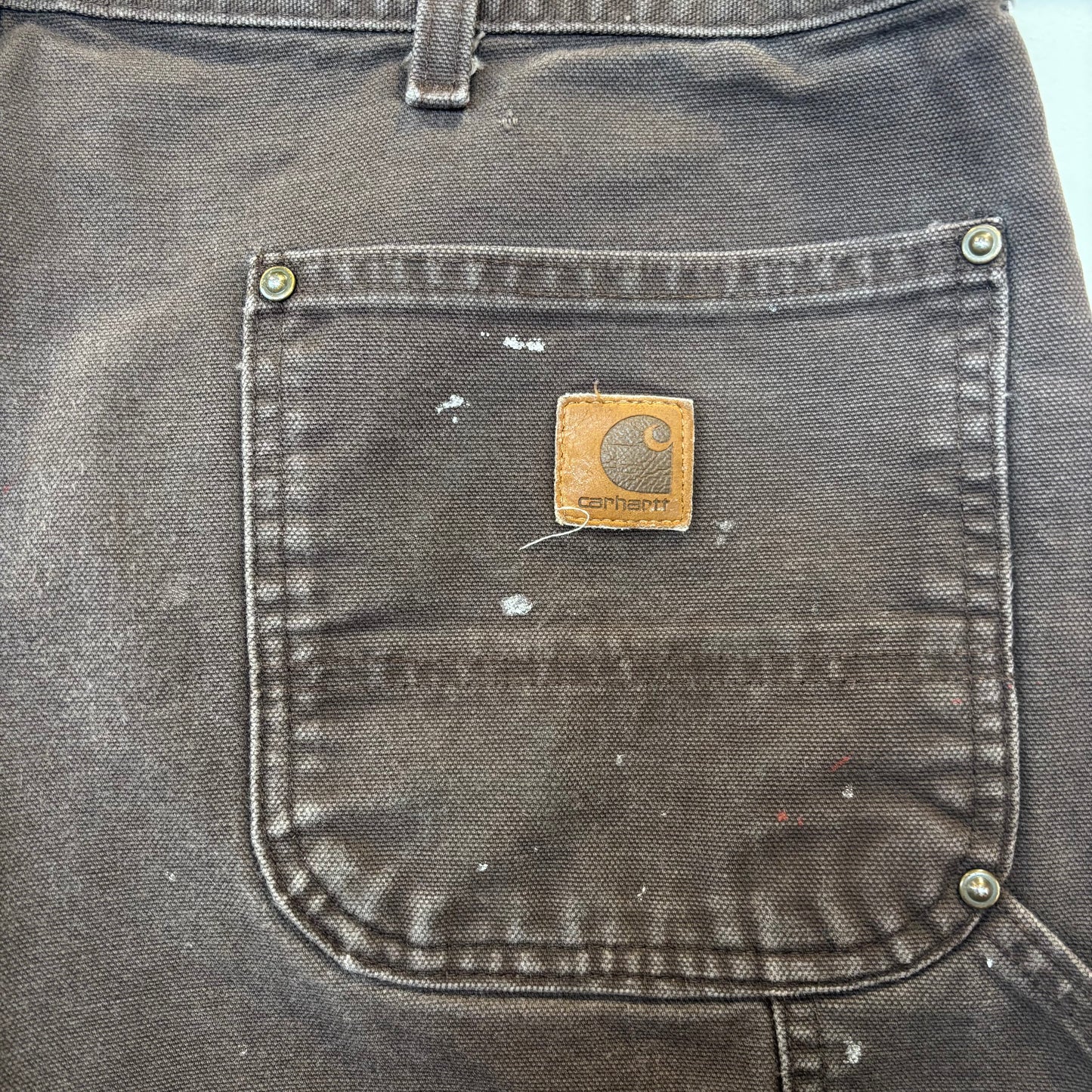 Carhartt カーハート ダブルニーパンツ ペインター B136 ダークブラウン (38×32)/B3424P-SO