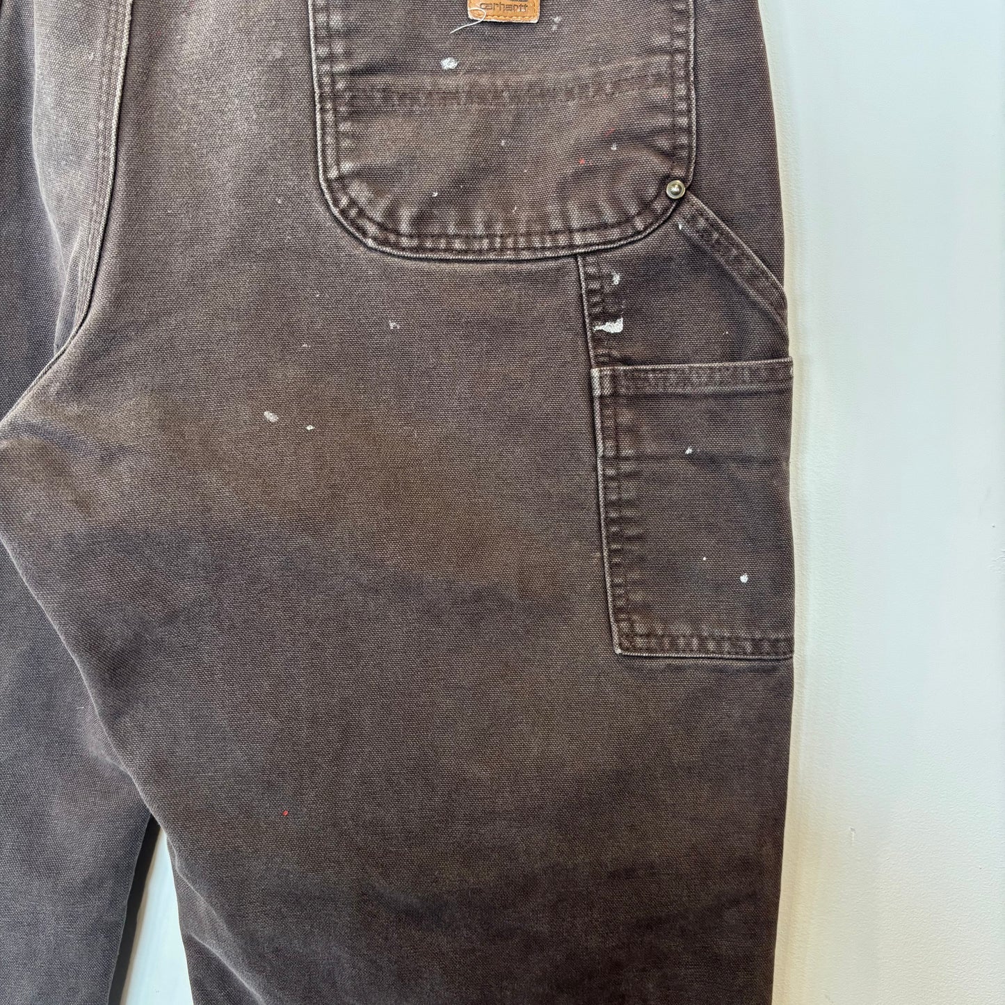 Carhartt カーハート ダブルニーパンツ ペインター B136 ダークブラウン (38×32)/B3424P-SO