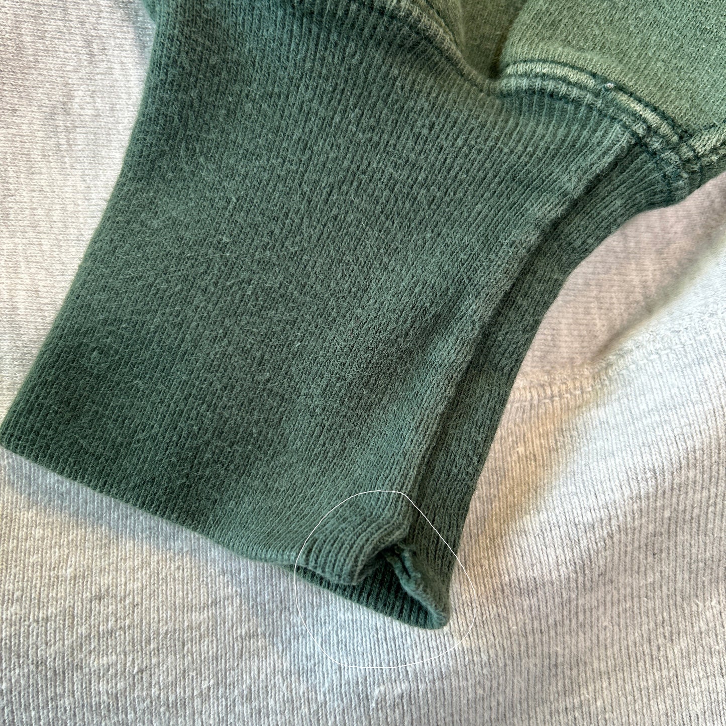 90's Champion Reverse Weave リバースウィーブ UIC 両面プリント カレッジスウェット クレイジーパターン (XL)/A8604R-SO