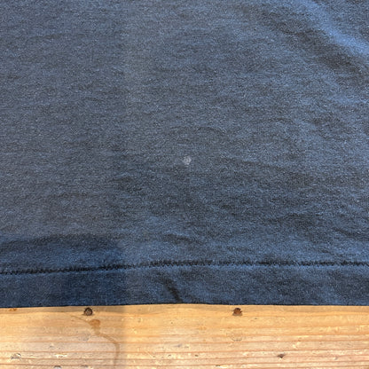 80's Hanes メッセージTシャツ シングルステッチ 黒(XL)B2807T-SO