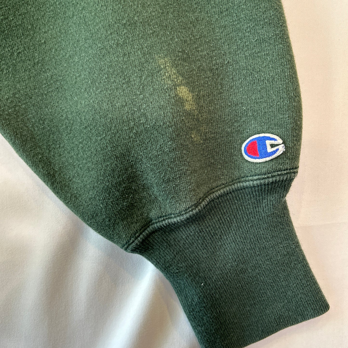 90's Champion Reverse Weave リバースウィーブ UIC 両面プリント カレッジスウェット クレイジーパターン (XL)/A8604R-SO