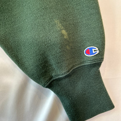 90's Champion Reverse Weave リバースウィーブ UIC 両面プリント カレッジスウェット クレイジーパターン (XL)/A8604R-SO