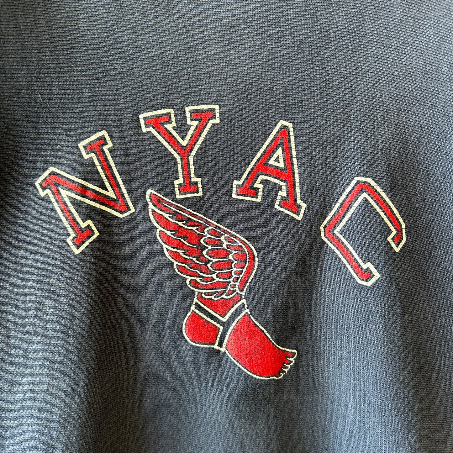 90's Champion リバースウィーブ New York Athletic Club ウィングフット スウェット ネイビー(XXL)/C1441R-SO