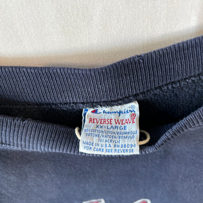 90's Champion リバースウィーブ New York Athletic Club ウィングフット スウェット ネイビー(XXL)/C1441R-SO