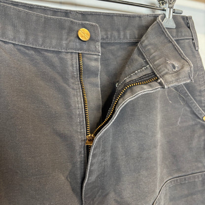 Carhartt カーハート ダブルニー ワークパンツ B01 GVL グレー (36×34)/B3433P-SO