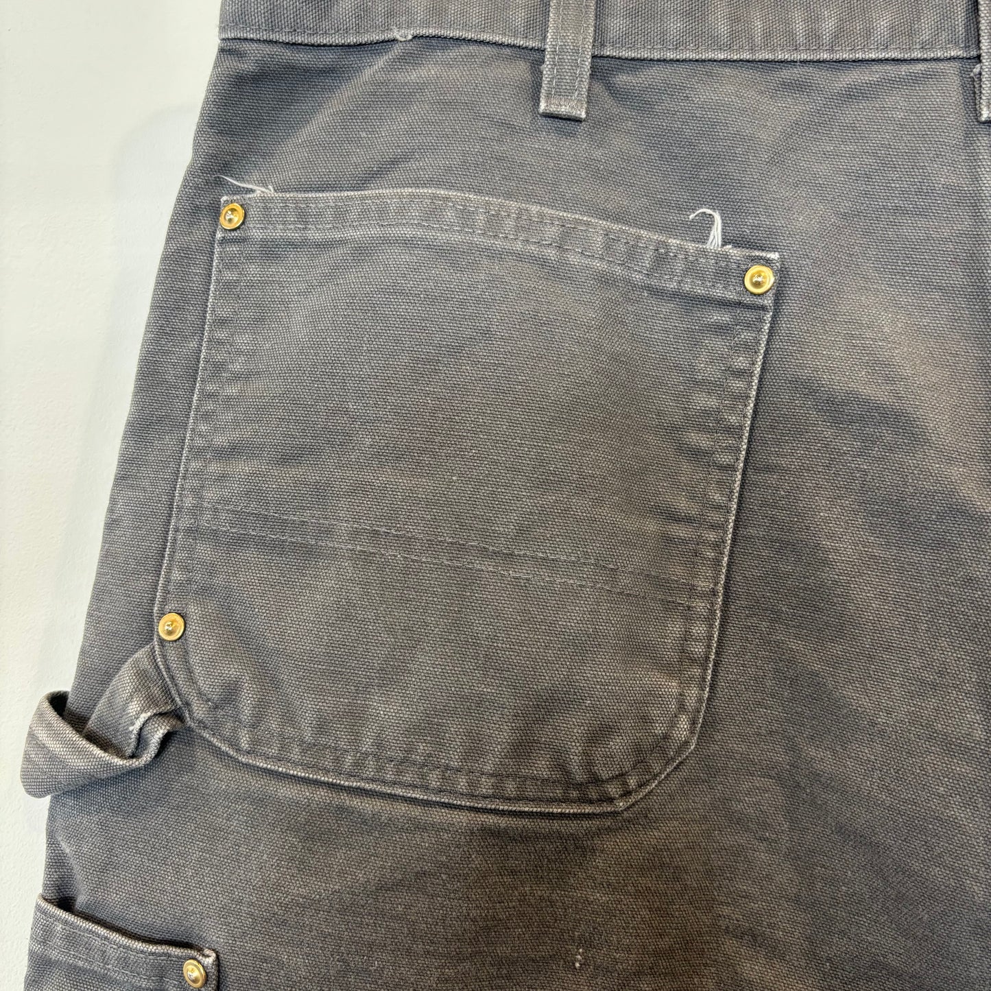 Carhartt カーハート ダブルニー ワークパンツ B01 GVL グレー (36×34)/B3433P-SO