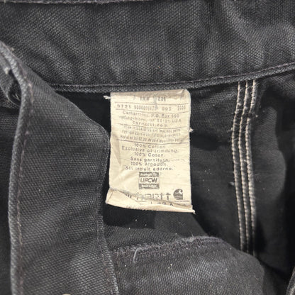 00's Carhartt カーハート ダブルニー ワークパンツ ペインター ブラック USA製(33×34)/B3431P-SO