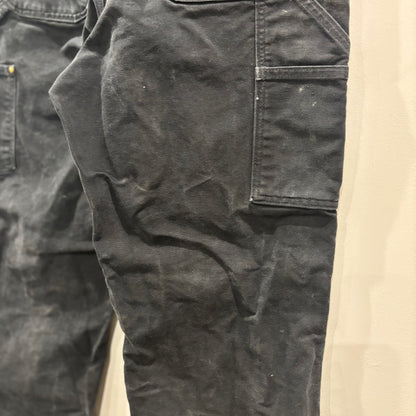 00's Carhartt カーハート ダブルニー ワークパンツ ペインター ブラック USA製(33×34)/B3431P-SO