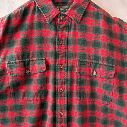 90's POLO COUNTRY ポロカントリー ラルフ ネルシャツ(L)/C0751SH-SO