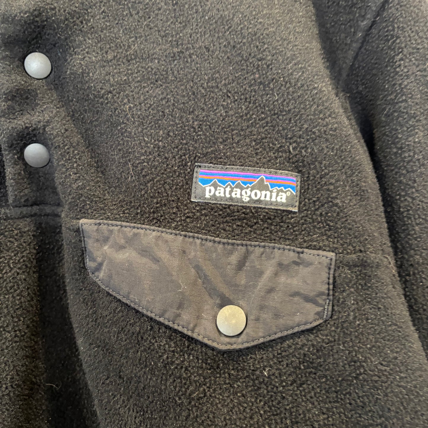 2015 (FA15) Patagonia パタゴニア シンチラ スナップT 黒 (S)/C0086F-SO