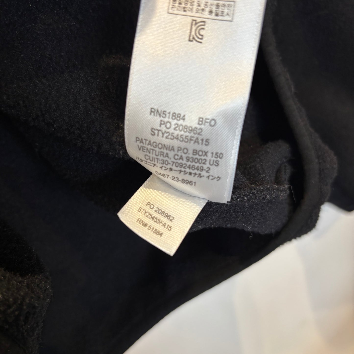 2015 (FA15) Patagonia パタゴニア シンチラ スナップT 黒 (S)/C0086F-SO