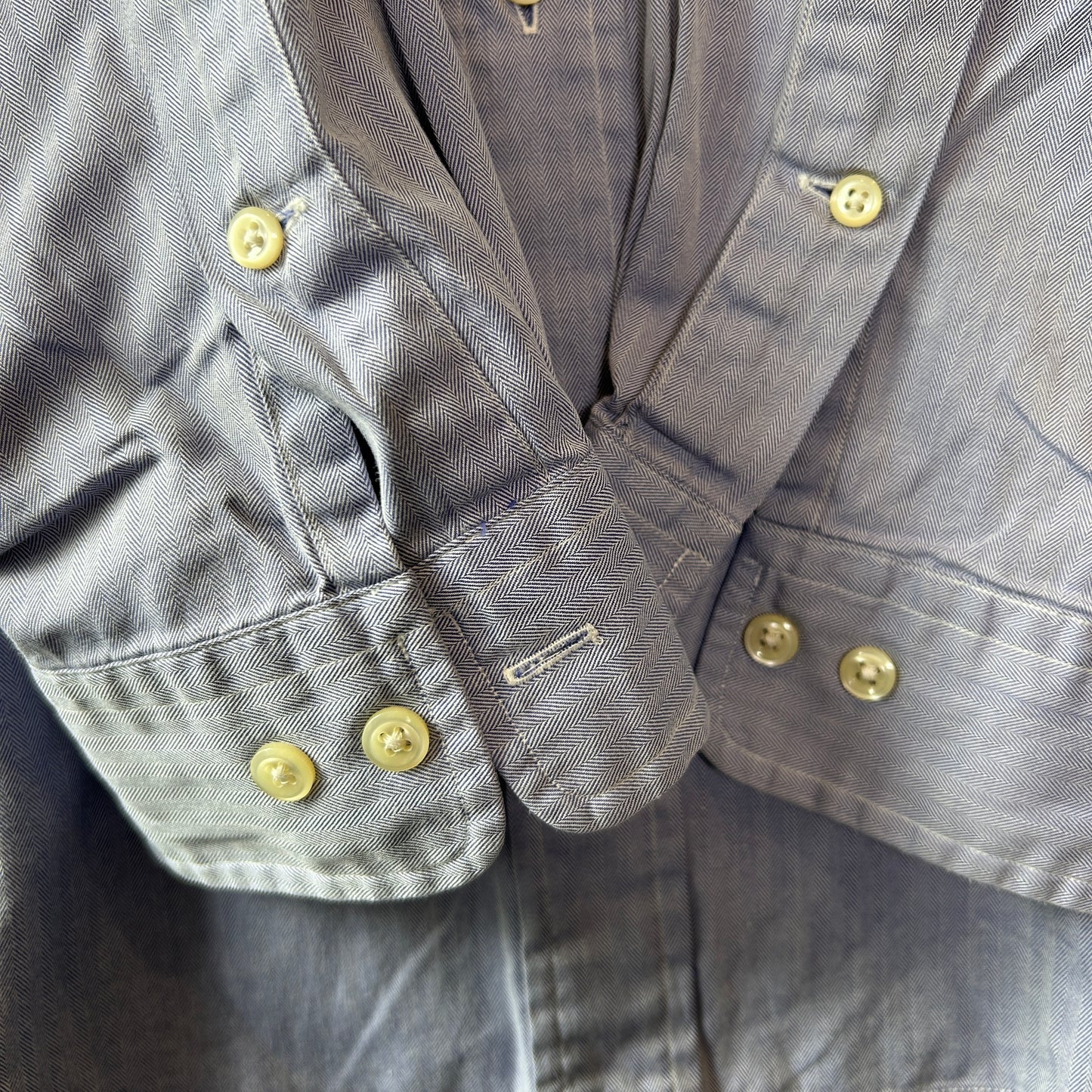 Ralph Lauren ラルフローレン ”YARMOUTH" コットンヘリンボーンシャツ 薄紫(18 34/35)/A8019SH-SO