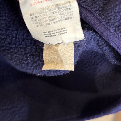 90's Patagonia パタアゴニア シンチラ スナップT フリース 紺 (L)/C0103F-SO