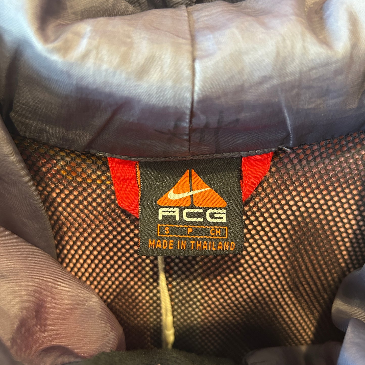 00's NIKE ACG ナイキ ソフトシェルマウンテンパーカー レッド (S)/A9678O-SO