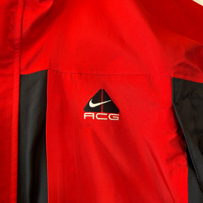 00's NIKE ACG ナイキ ソフトシェルマウンテンパーカー レッド (S)/A9678O-SO