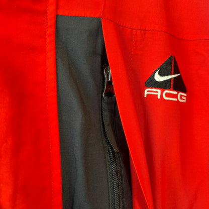 00's NIKE ACG ナイキ ソフトシェルマウンテンパーカー レッド (S)/A9678O-SO