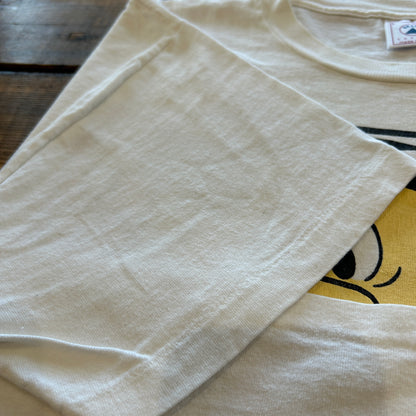 90's DELTA "FRED FLINTSTONE" Tシャツ ホワイト (L)/A7575T-SO