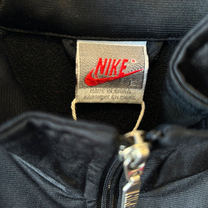 90's NIKE ナイキ トラックジャケット ブラック 銀タグ(L)/C1445J-SO
