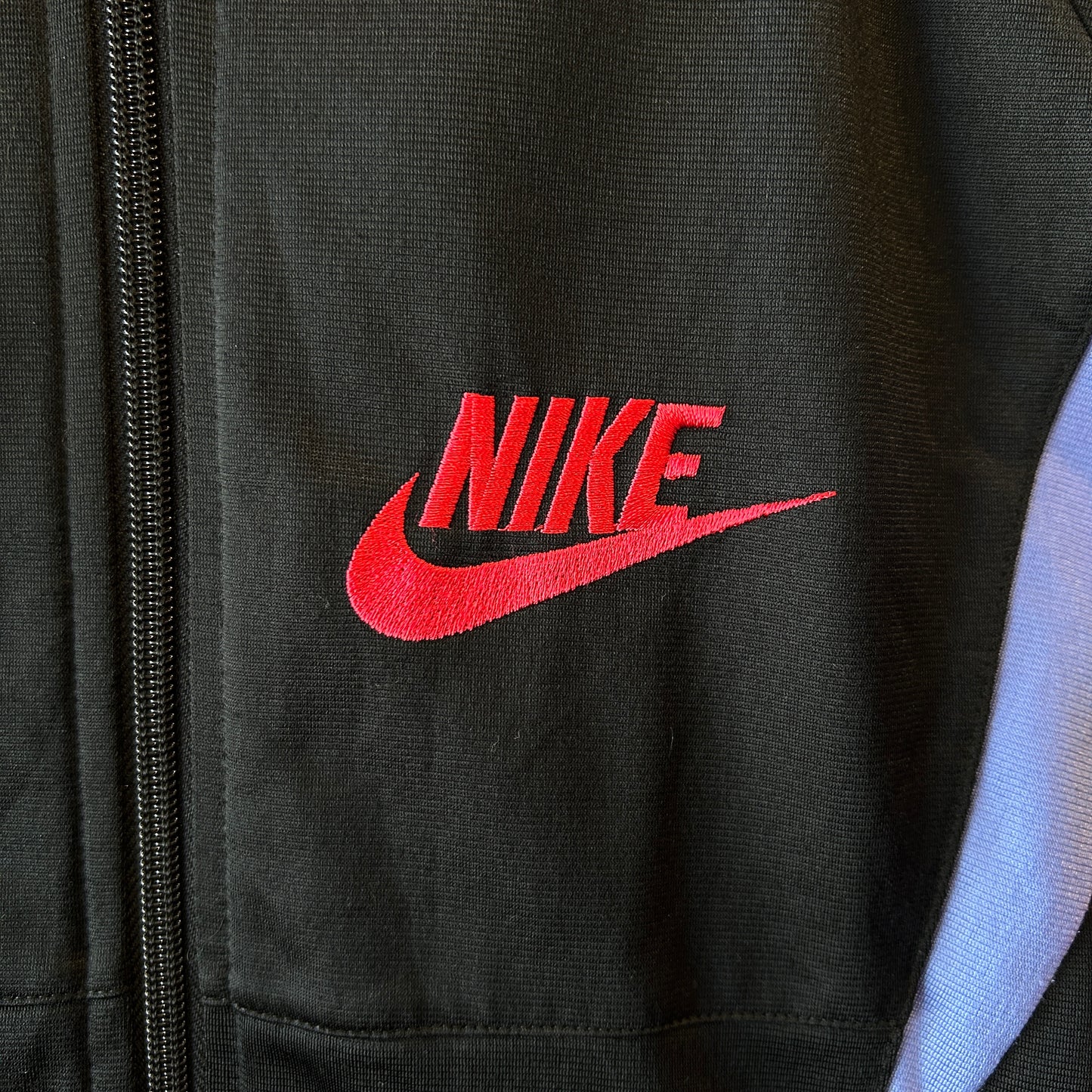 90's NIKE ナイキ トラックジャケット ブラック 銀タグ(L)/C1445J-SO