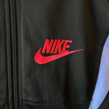 90's NIKE ナイキ トラックジャケット ブラック 銀タグ(L)/C1445J-SO