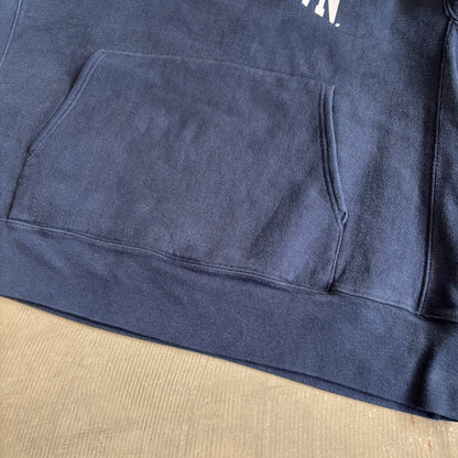 00's Campion Reverse Weave リバースウィーブ GEORGETOWN カレッジ フーディー ネイビー(XL) /A8134S-SO