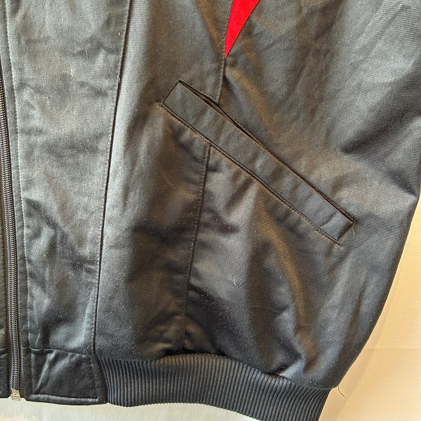 90's NIKE ナイキ トラックジャケット ブラック 銀タグ(L)/C1445J-SO