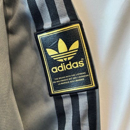 00's adidas アディダス トラックジャケット トレフォイル グレー(S)/B2505J-SO