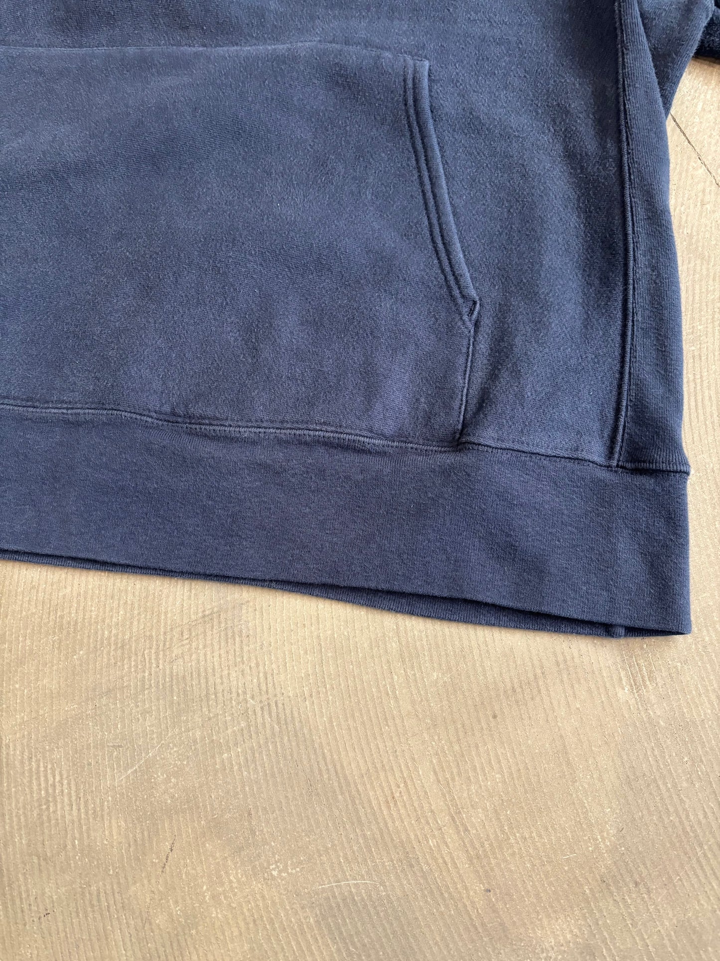 00's Campion Reverse Weave リバースウィーブ GEORGETOWN カレッジ フーディー ネイビー(XL) /A8134S-SO