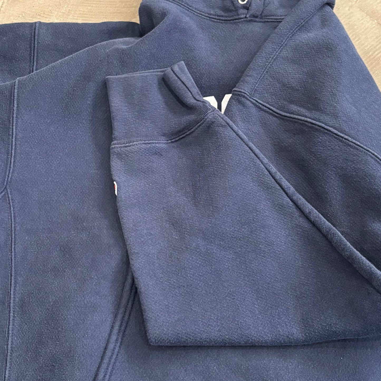00's Campion Reverse Weave リバースウィーブ GEORGETOWN カレッジ フーディー ネイビー(XL) /A8134S-SO