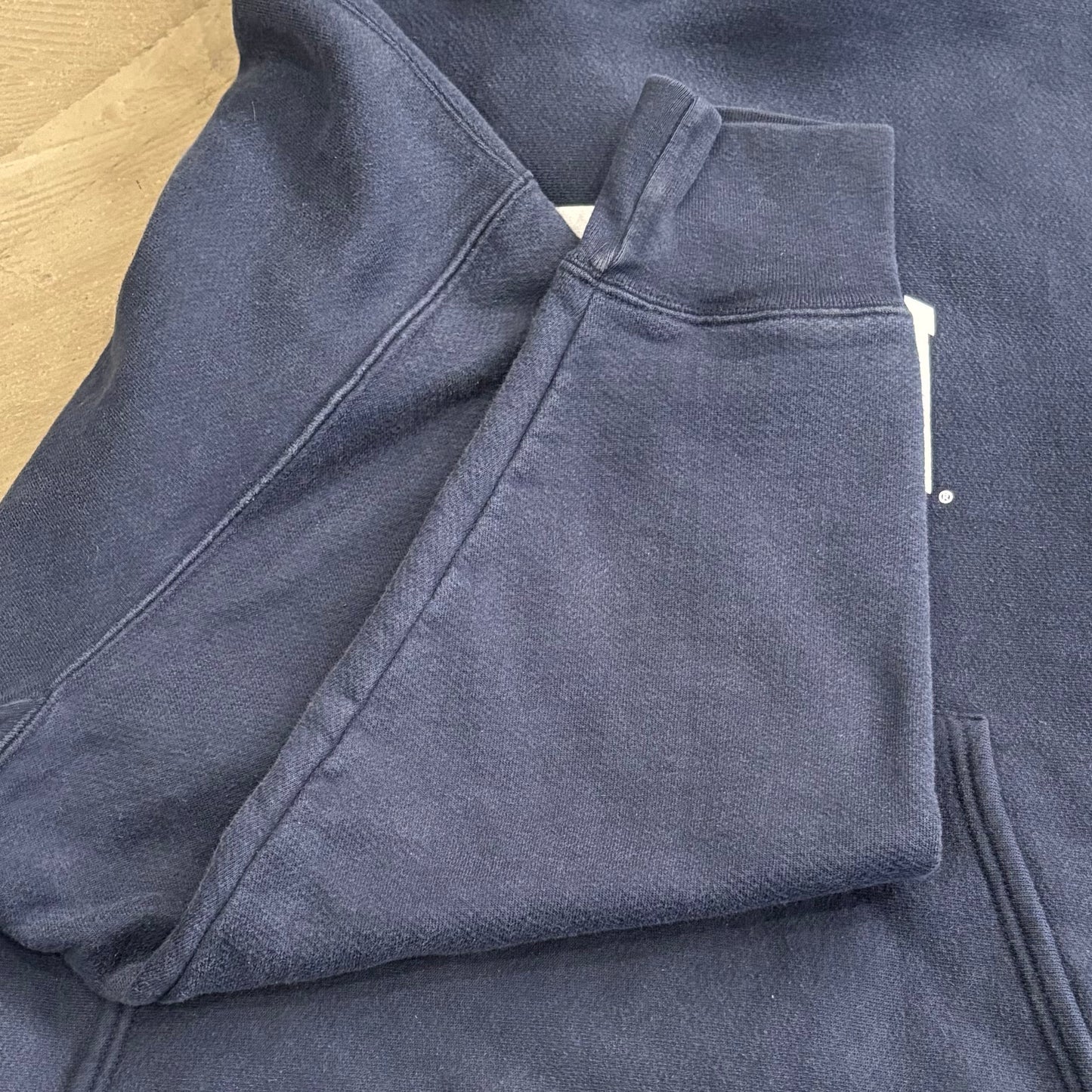 00's Campion Reverse Weave リバースウィーブ GEORGETOWN カレッジ フーディー ネイビー(XL) /A8134S-SO