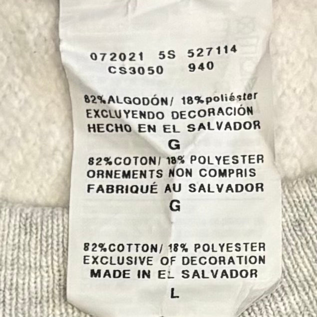 00's Champion チャンピオン REVERSE WEAVE リバースウィーブ ARKANSAS カレッジスウェット アッシュグレー (L) /A8094S-SO