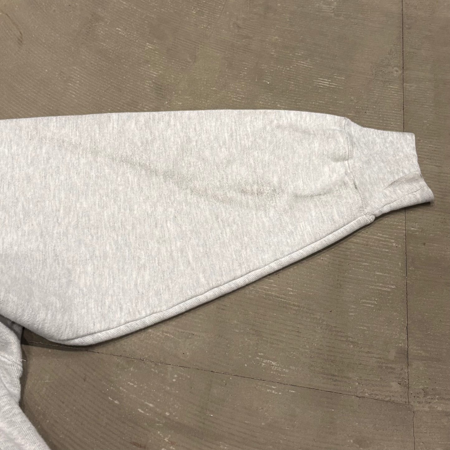 00's Champion REVERSE WEAVE リバースウィーブ CORNELL 両面プリント カレッジフーディー アッシュグレー (XL)/A8197S-SO