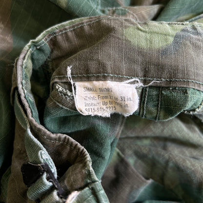 70's U.S.ARMY ERDL ジャングルファティーグパンツ リップストップ 4thモデル リーフパターン(S-S)/B1723P-SO