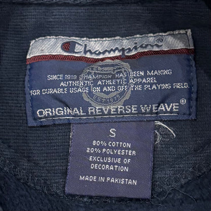 00's Champion チャンピオン REVERSE WEAVE リバースウィーブ HOBART 両面プリント カレッジスウェット ネイビー (S) /A8135S-SO