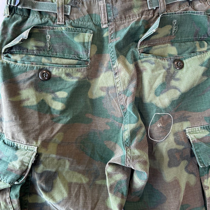 70's U.S.ARMY ERDL ジャングルファティーグパンツ リップストップ 4thモデル リーフパターン(S-S)/B1723P-SO