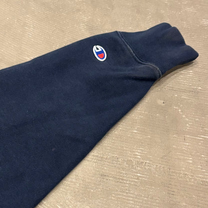 00's Champion チャンピオン REVERSE WEAVE リバースウィーブ HOBART 両面プリント カレッジスウェット ネイビー (S) /A8135S-SO