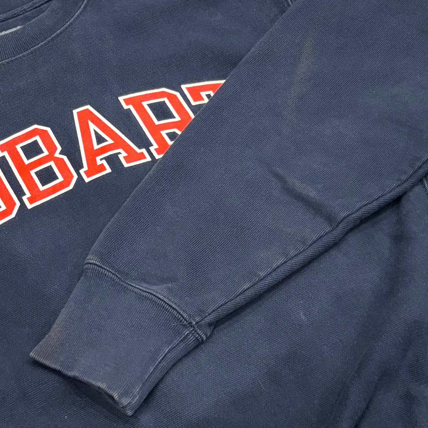 00's Champion チャンピオン REVERSE WEAVE リバースウィーブ HOBART 両面プリント カレッジスウェット ネイビー (S) /A8135S-SO