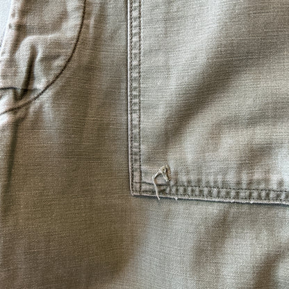60's U.S.ARMY OG-107 Utility Pants ベイカーパンツ サイドアジャスター 平ボタン(Medium)/C1448P-SO