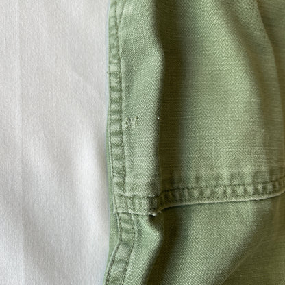 60's U.S.ARMY OG-107 Utility Pants ベイカーパンツ サイドアジャスター 平ボタン(Medium)/C1448P-SO