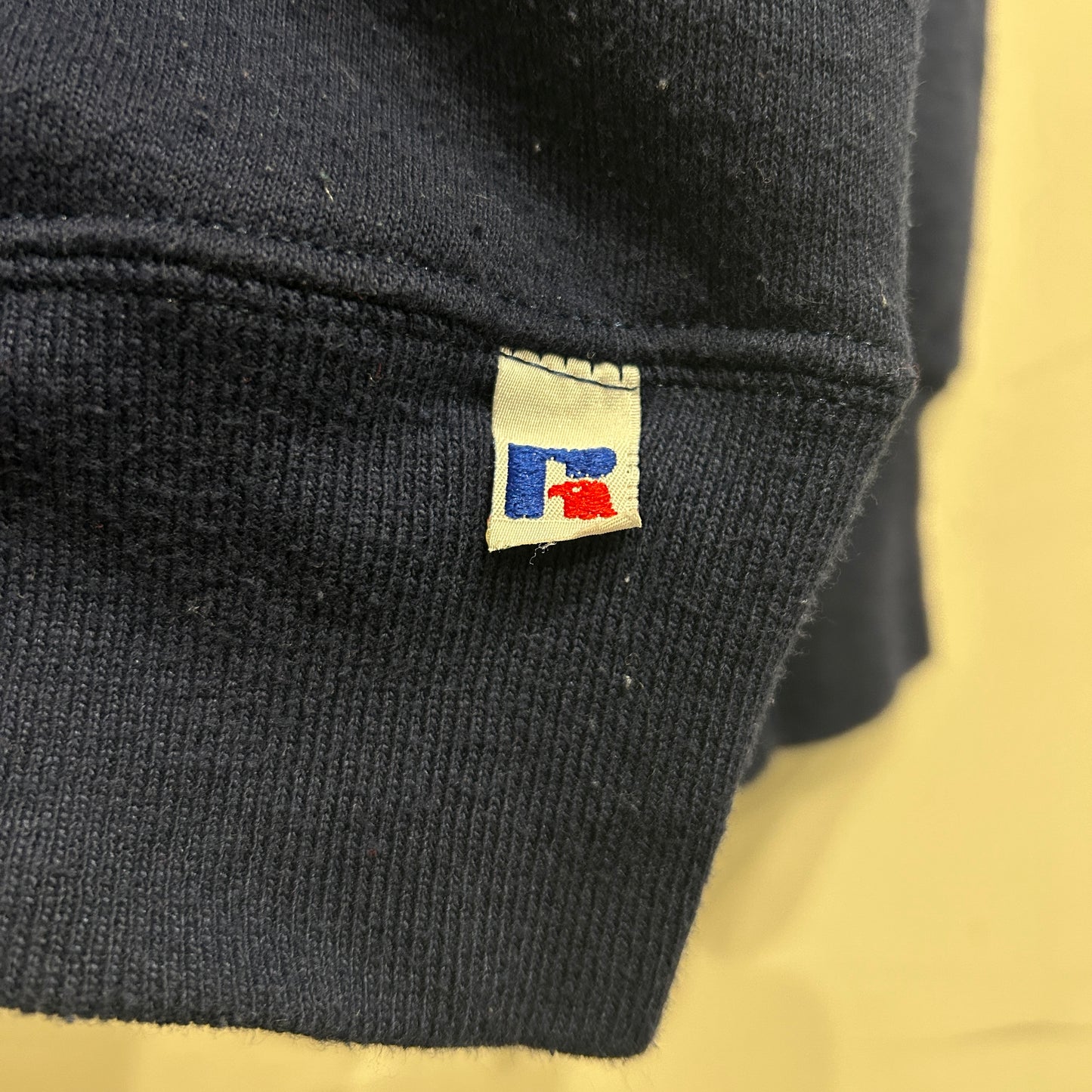 90's Russell Athletic ラッセル MICHIGAN カレッジスウェット ネイビー(XL)/A8475S-SO