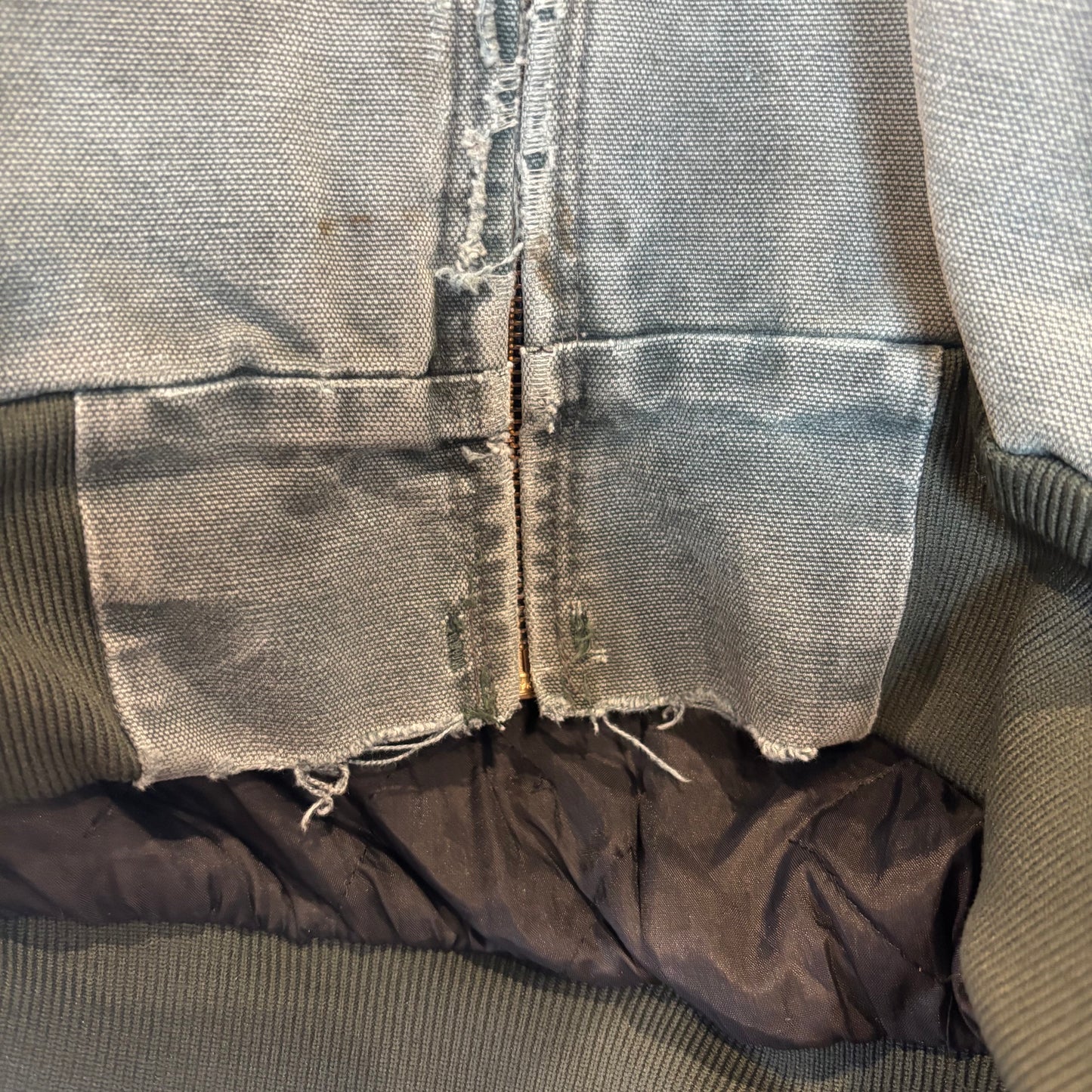 90's Carhartt カーハート アクティブジャケット J06HTG グリーン系 (M)/B3413J-SO