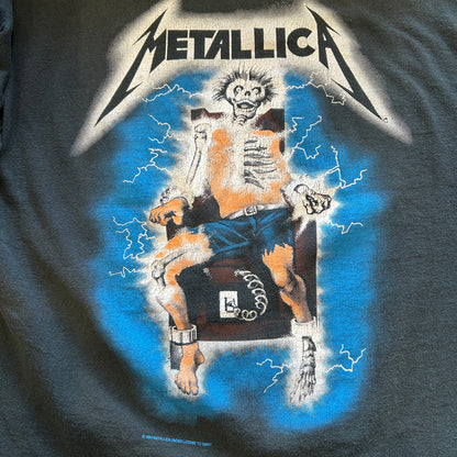 00's Metallica メタリカ RIDE THE LIGHTNING Tシャツ DELTA 黒(M)A7613T-SO
